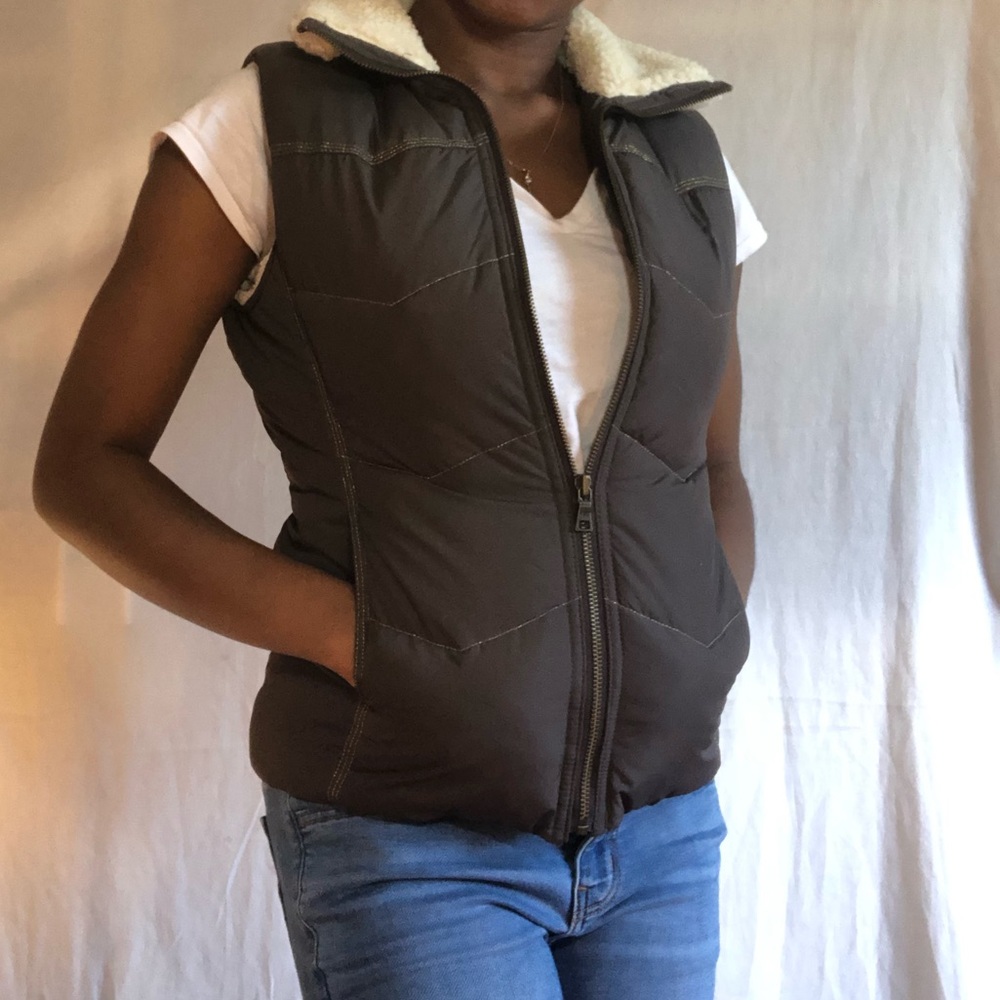Brown vest